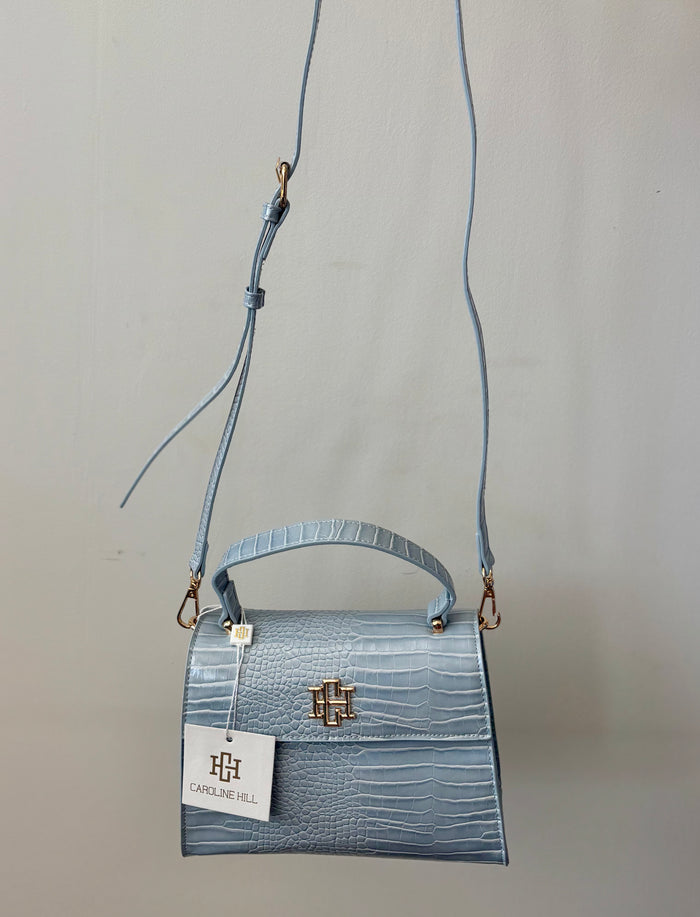 Caroline Hill Vivienne Handbag Baby Blue