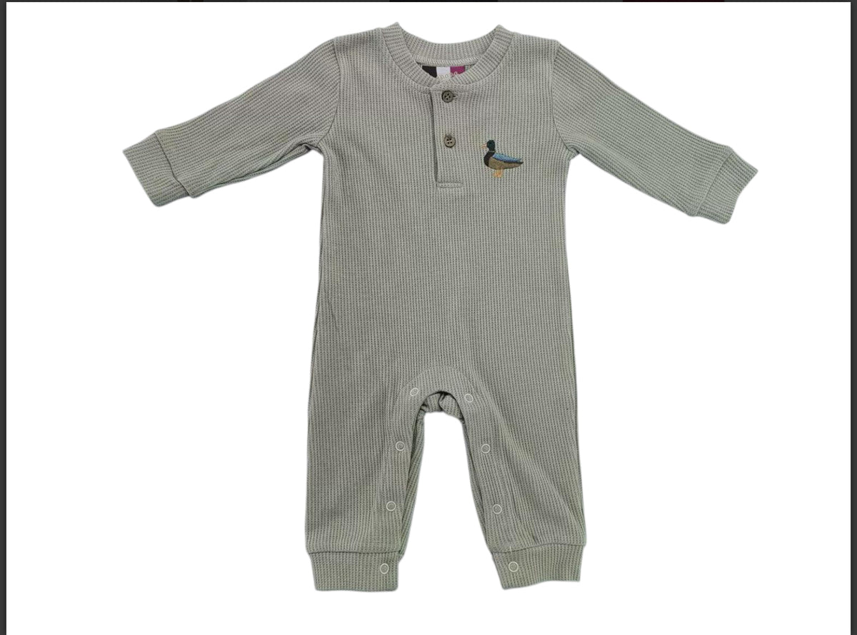 Banana Split Duck Boys Romper