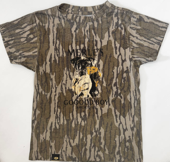Youth Merle’s Mossy Oak Good Boy Tee