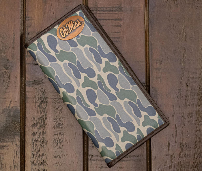 Zep-Pro SECRETARY OLD SCHOOL CAMO LEATHER WALLET