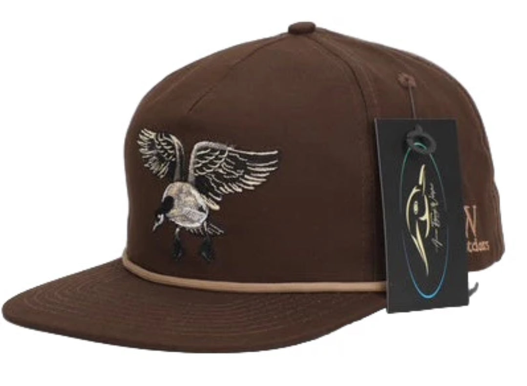 American Flyway Waterfowl - Dark Brown Goose RipStop Hat