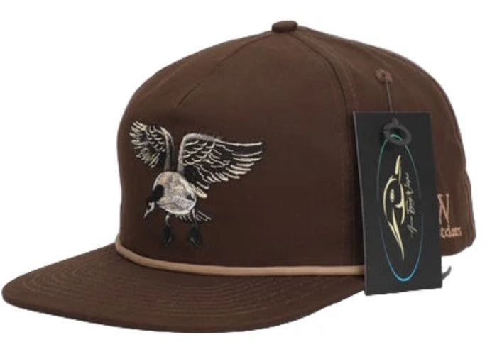 American Flyway Waterfowl - Dark Brown Goose RipStop Hat