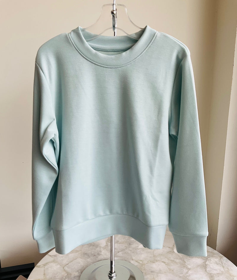 Honesty Performance Sweatshirt Mint Baby Blue