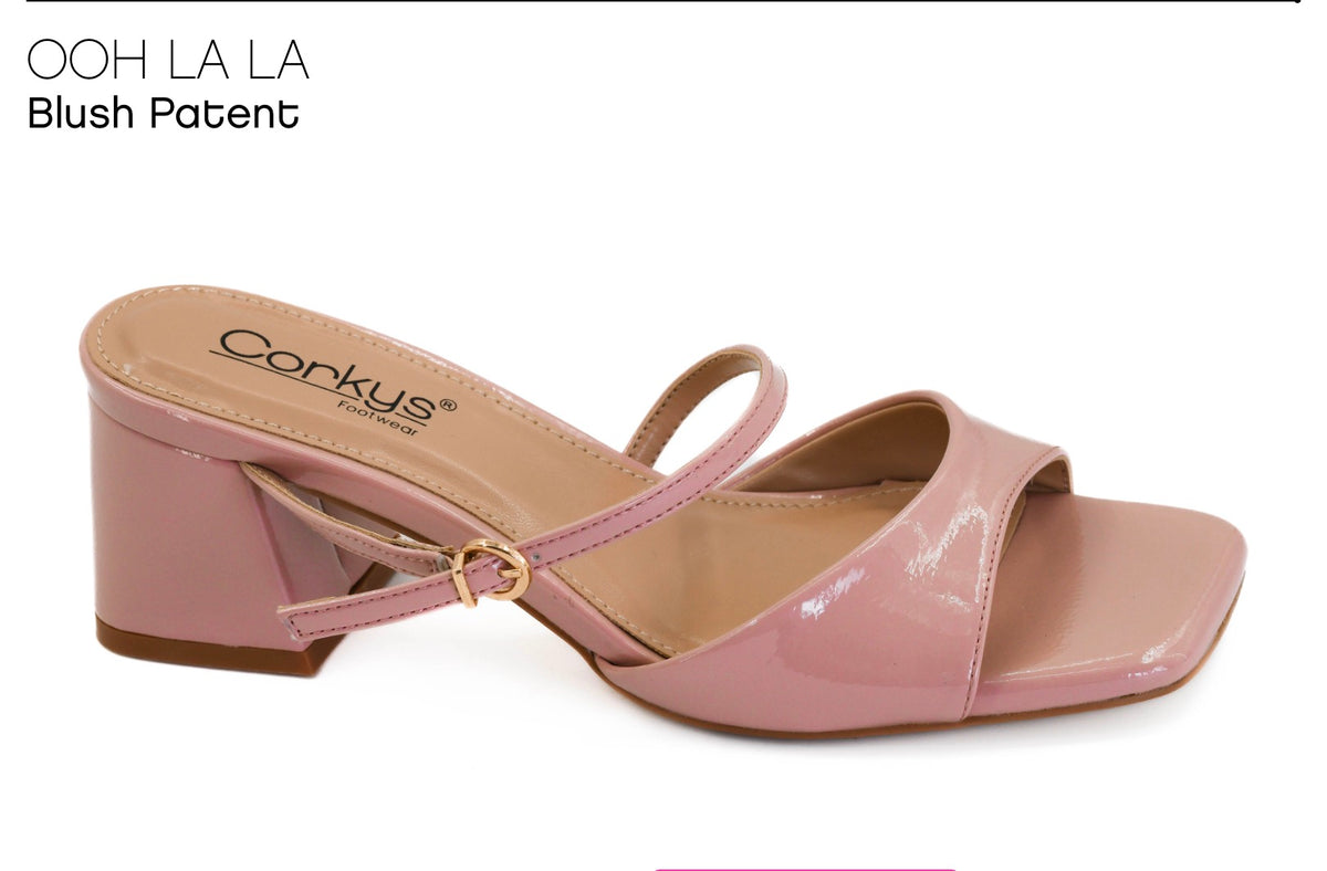Corkys OOH LA LA Blush Patent