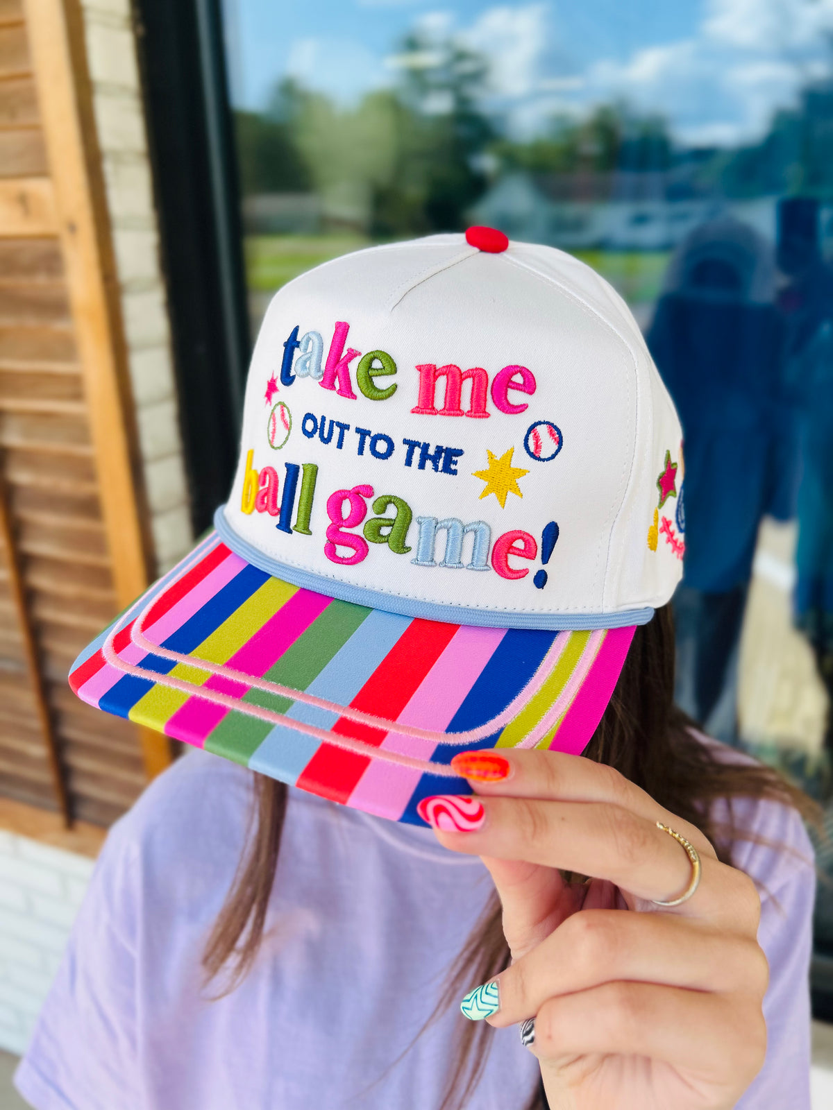 Take Me Out To The Ballgame Trucker Hat
