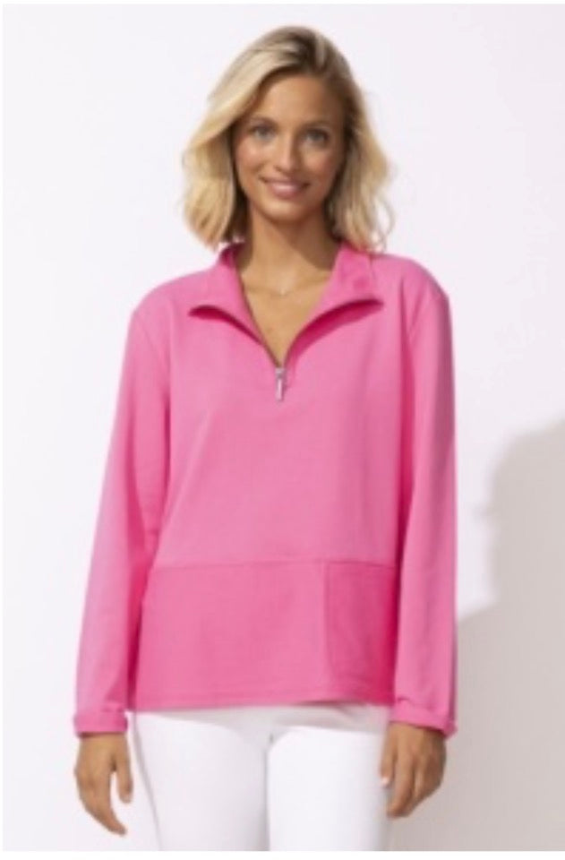 ESCAPE OCEAN FRONT QTR  ZIP PULLOVER