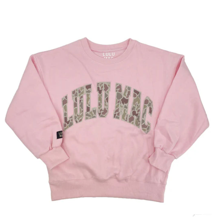 Lulu Mac Camo Pink Sweatshirt