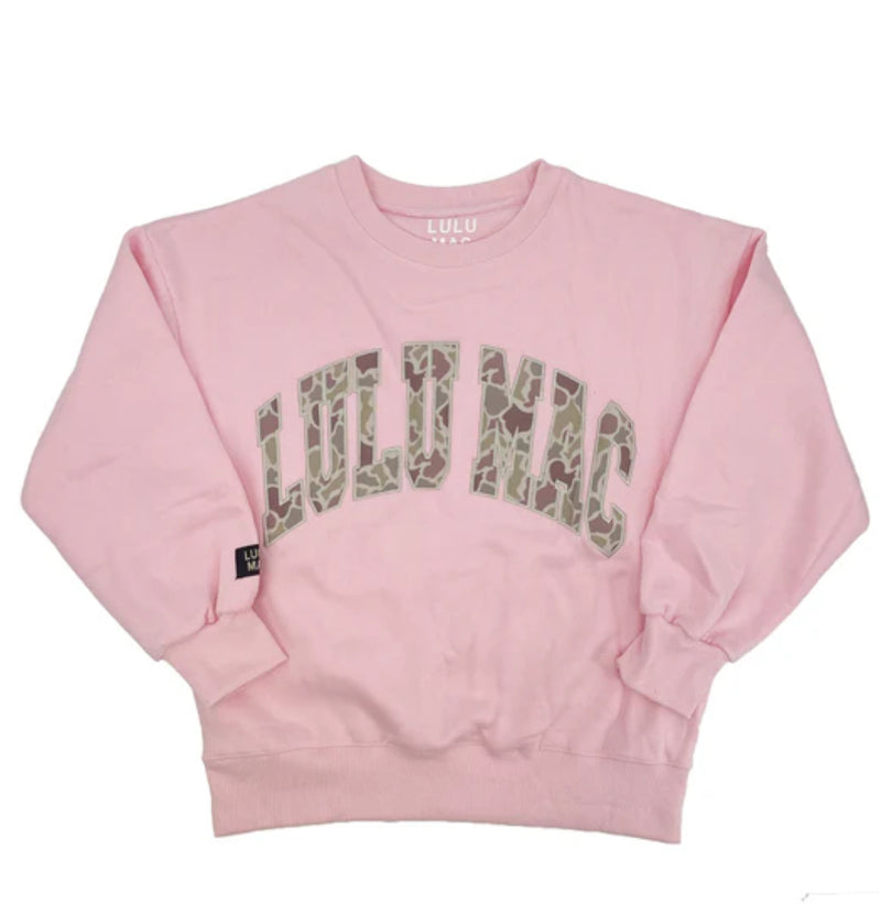 Lulu Mac Camo Pink Sweatshirt