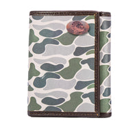 Zep-Pro TRIFOLD OLD SCHOOL CAMO LEATHER WALLET