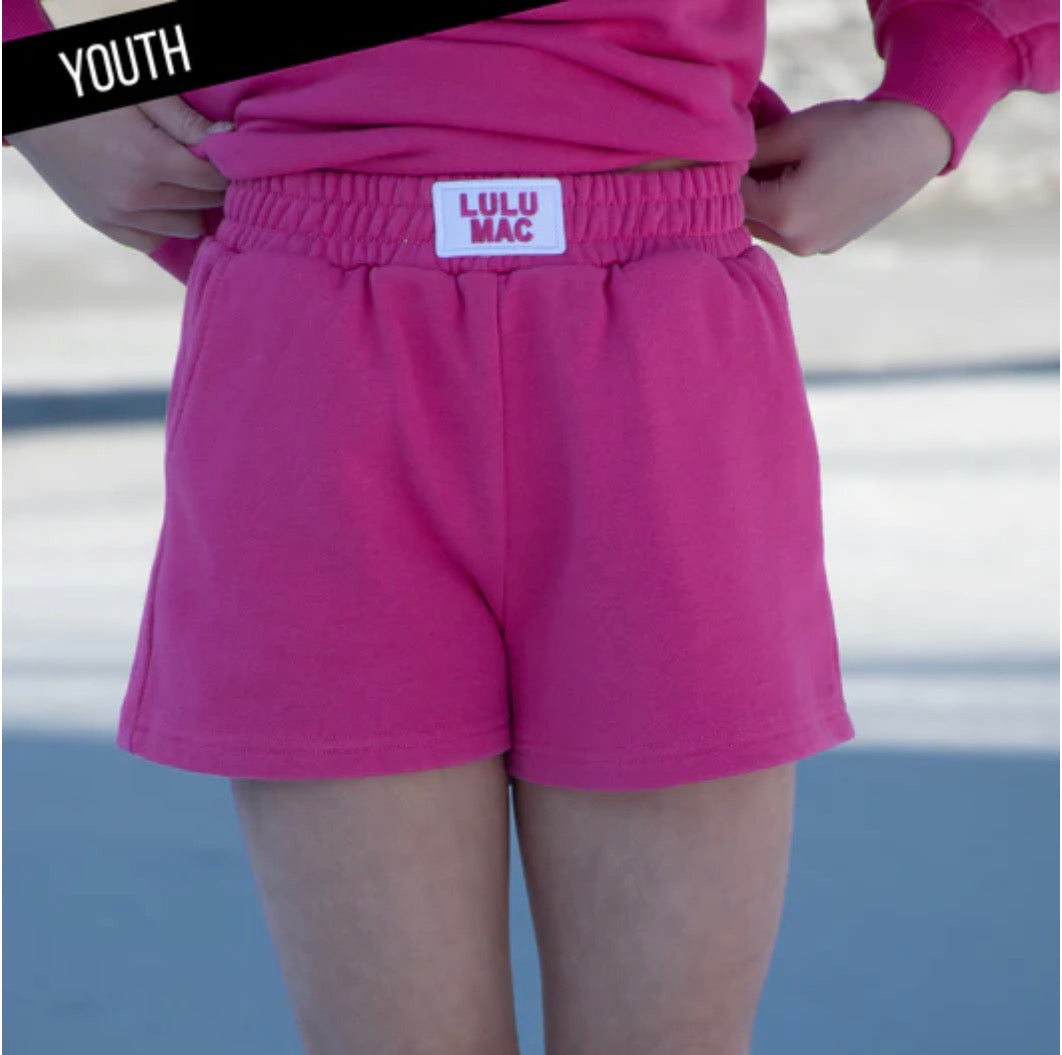 LULU MAC KID TERRY CLOTH SHORTS