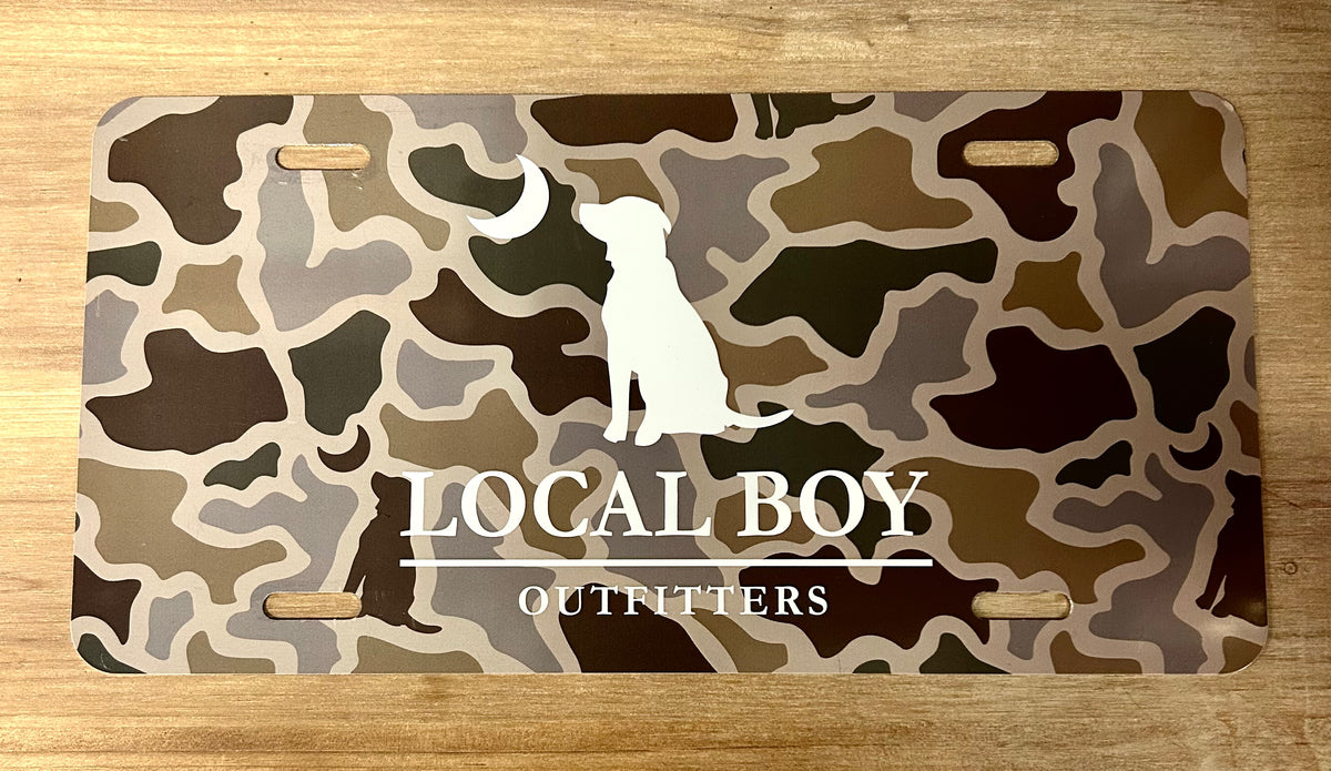 Local Boy-license plate