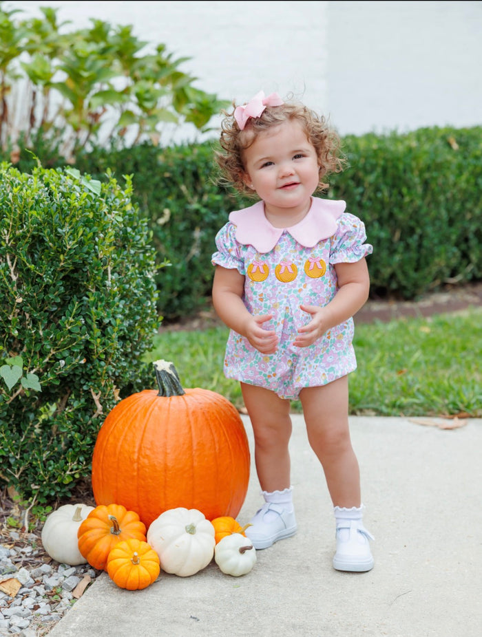 Trotter Street Pumpkin Floral Bubble