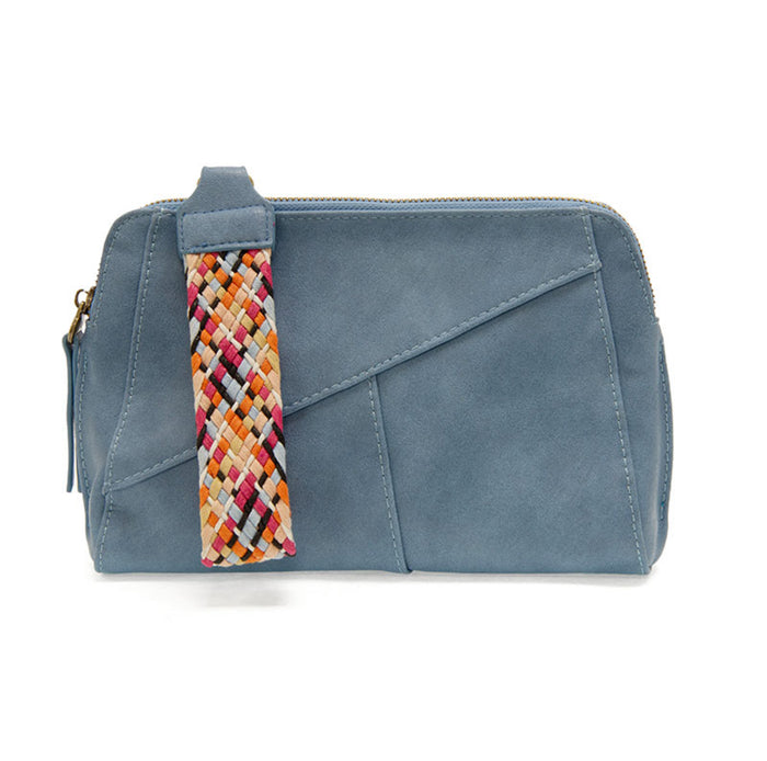 Joy Susan Gigi Crossbody with Woven Wristlet Strap