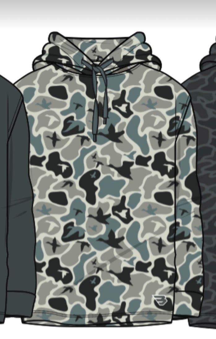Burlebo-PERFORMANCE HOODIE-MALLARD MAYHEM CAMO