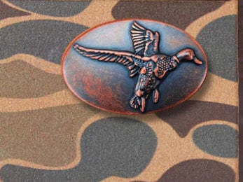 Zep-Pro MEN'S OLD SCHOOL CAMO LEATHER MONEY CLIP