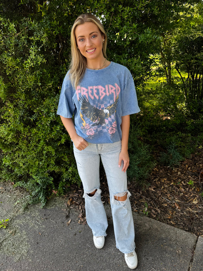 Free Bird Eagle Graphic Tee