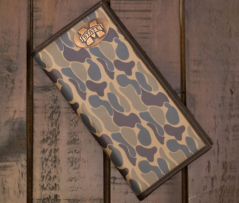 Zep-Pro SECRETARY OLD SCHOOL CAMO LEATHER WALLET