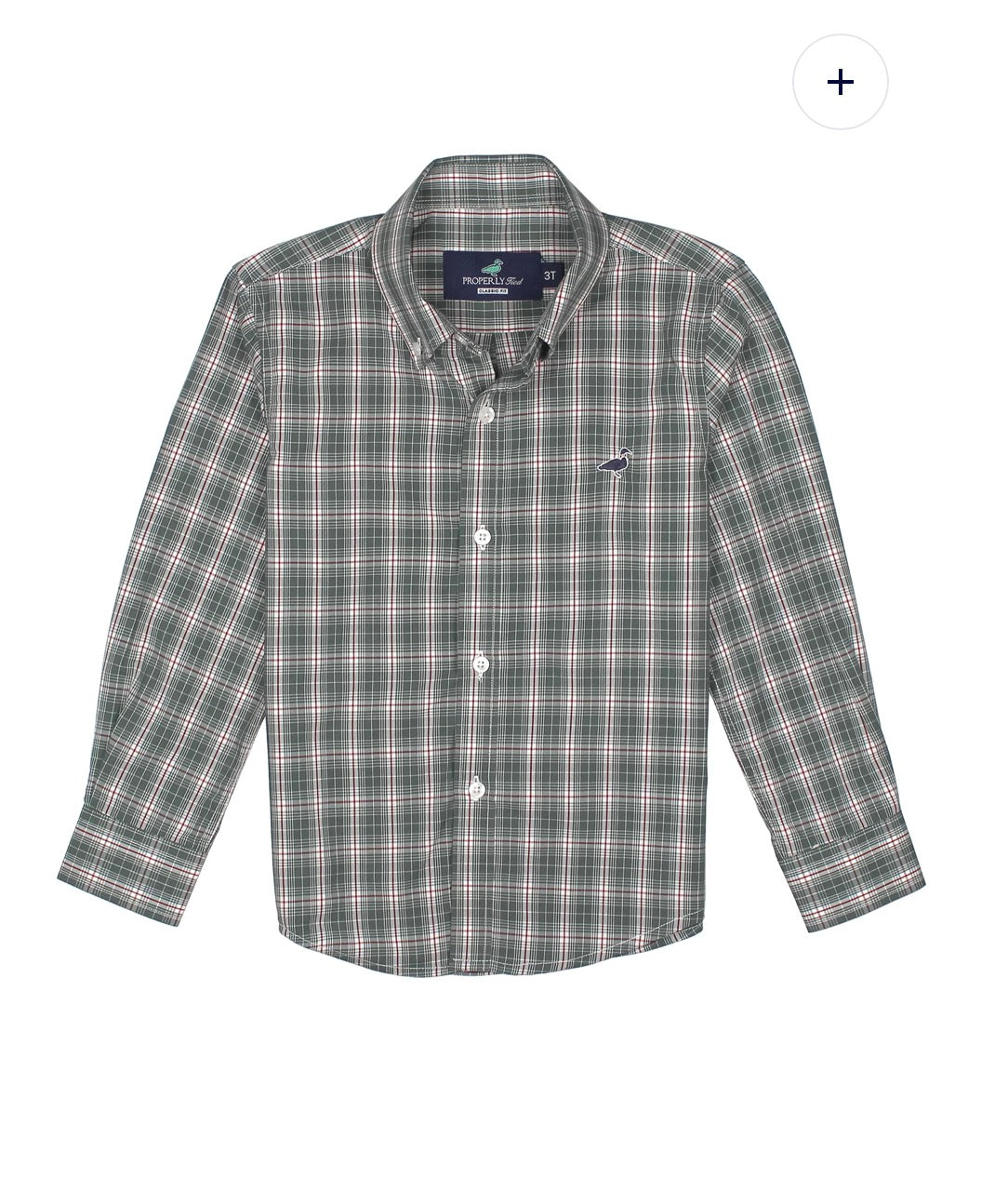 Properly Tied Boys Seasonal Sportshirt Mistletoe