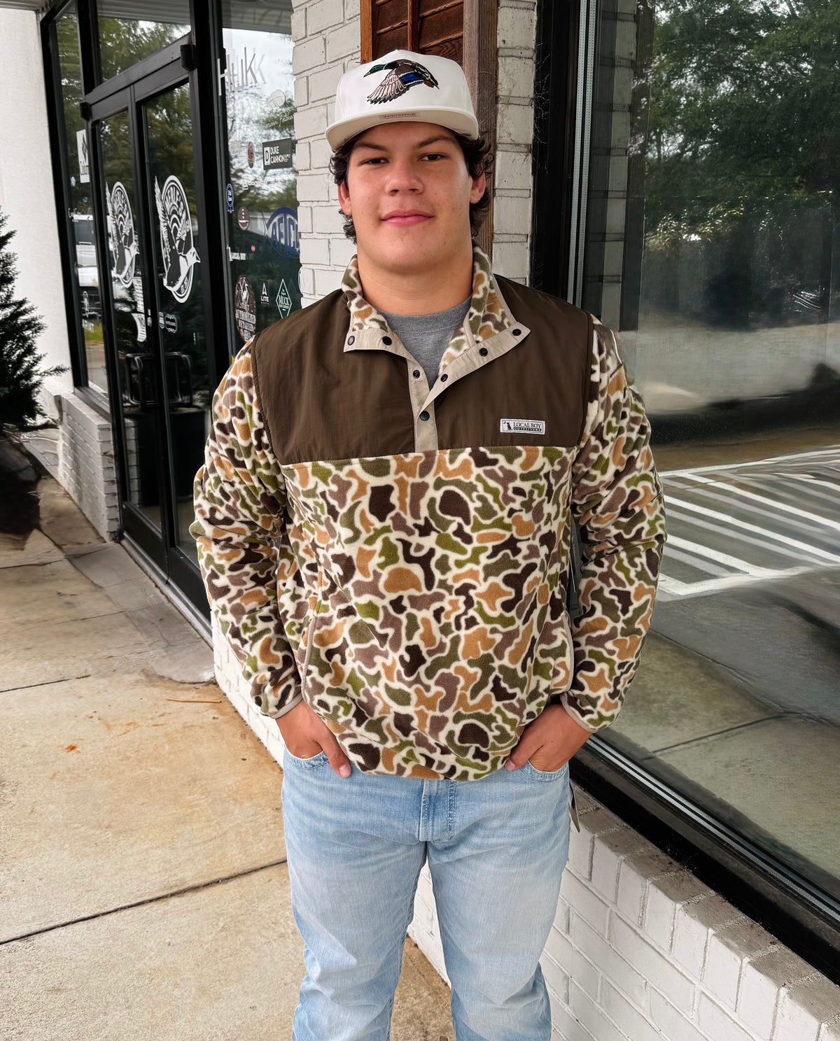 Local Boy-Quarter Snap Pullover-LOCALFLAGE VINTAGE