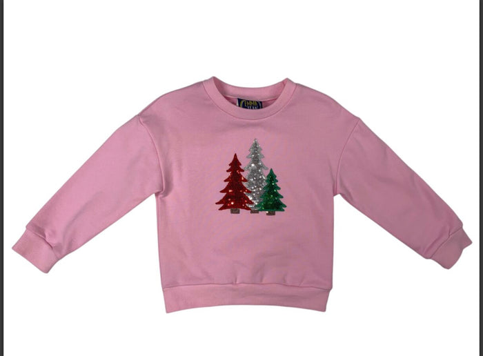Emma Jean Sparkly Christmas Tree Sweatshirt