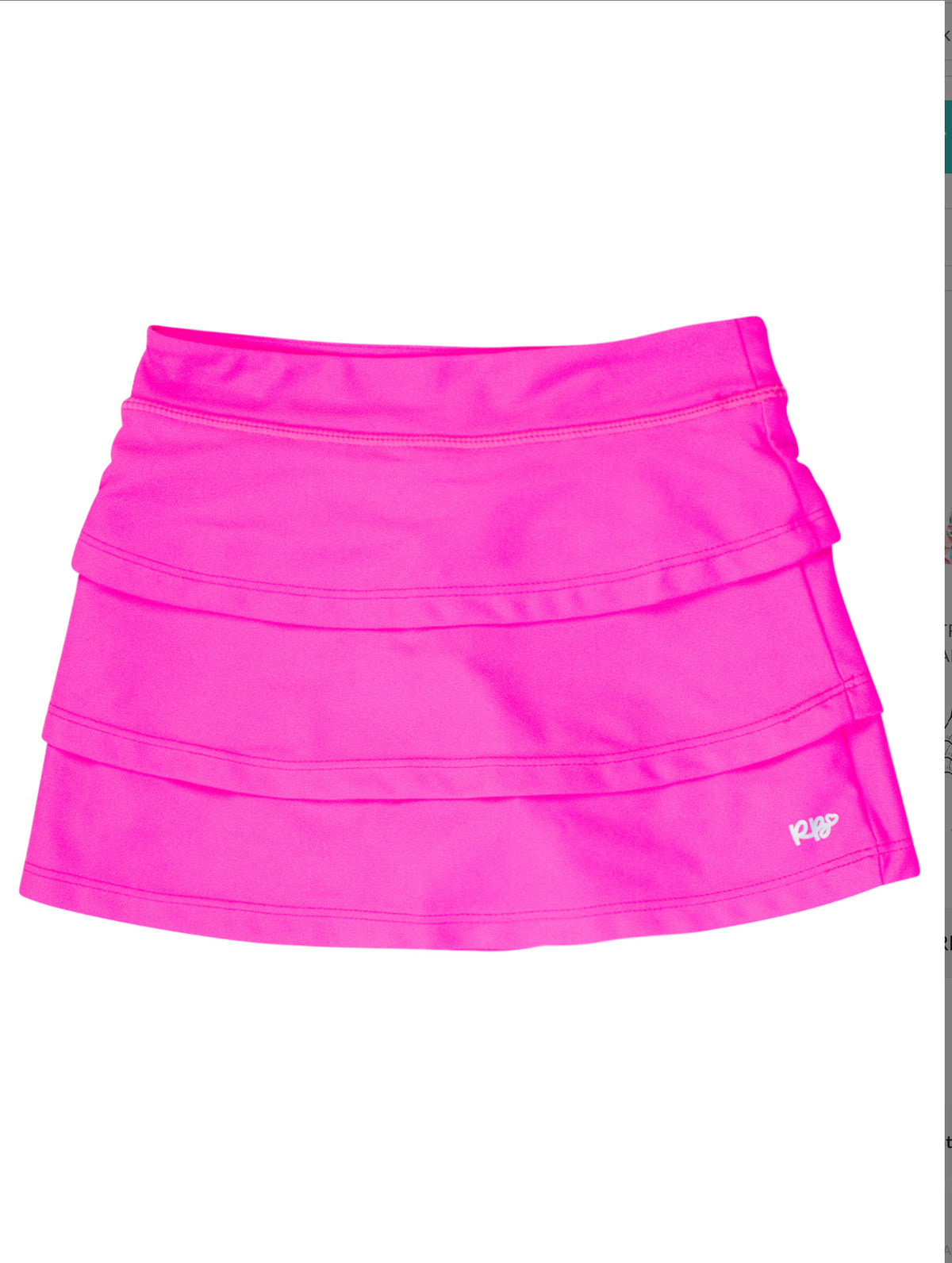 RuffleButts Neon Magenta Active Skort