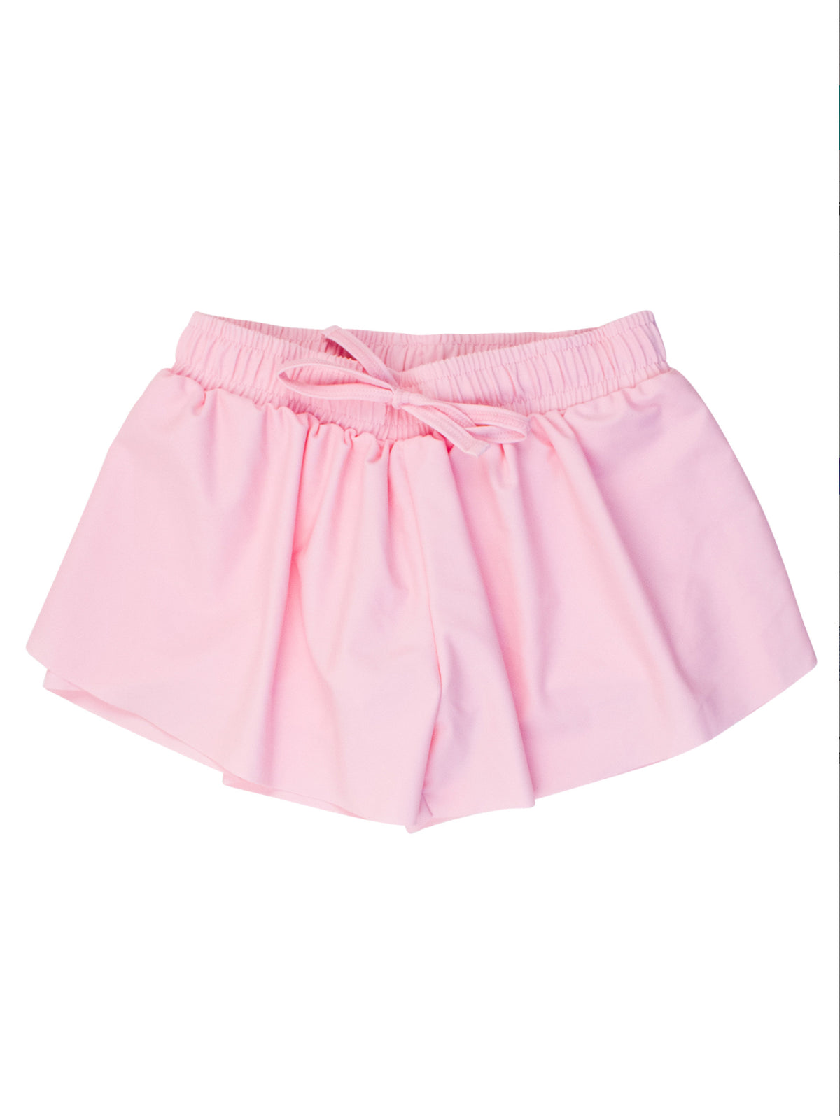 RuffleButts Pink Active Butterfly Shorts