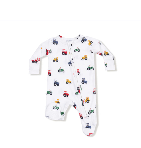 Angel Dear Mini Tractors
2 Way Zipper Footie