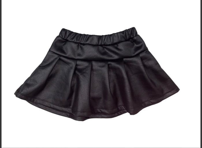 Emma Jean Black Pleated Skirt