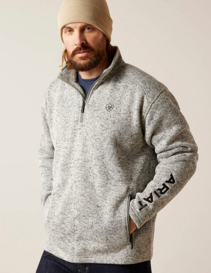 Ariat Caldwell Logo 1/4 Zip Sweater
