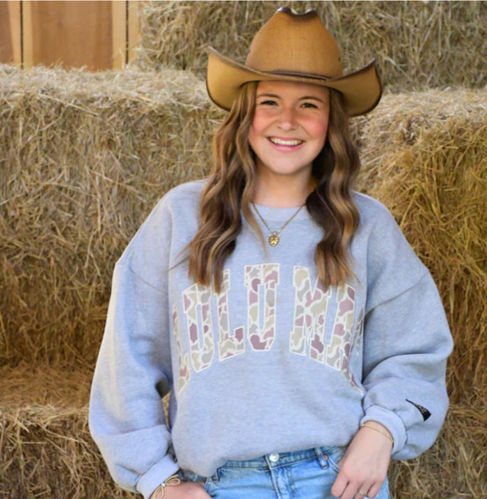 LULU MAC MONO LT GREY CAMO