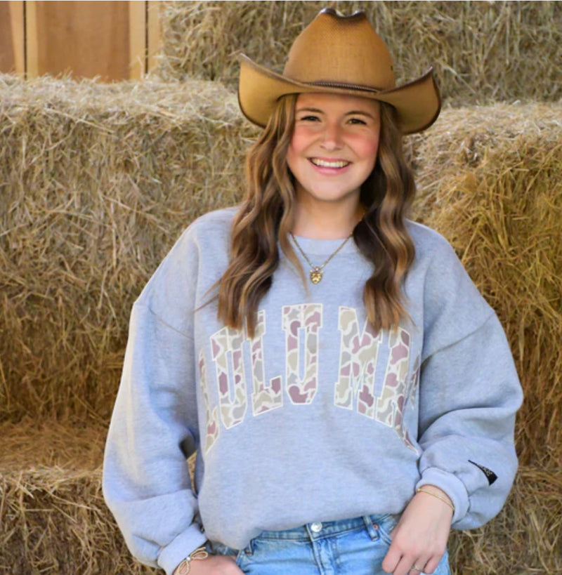 LULU MAC MONO LT GREY CAMO