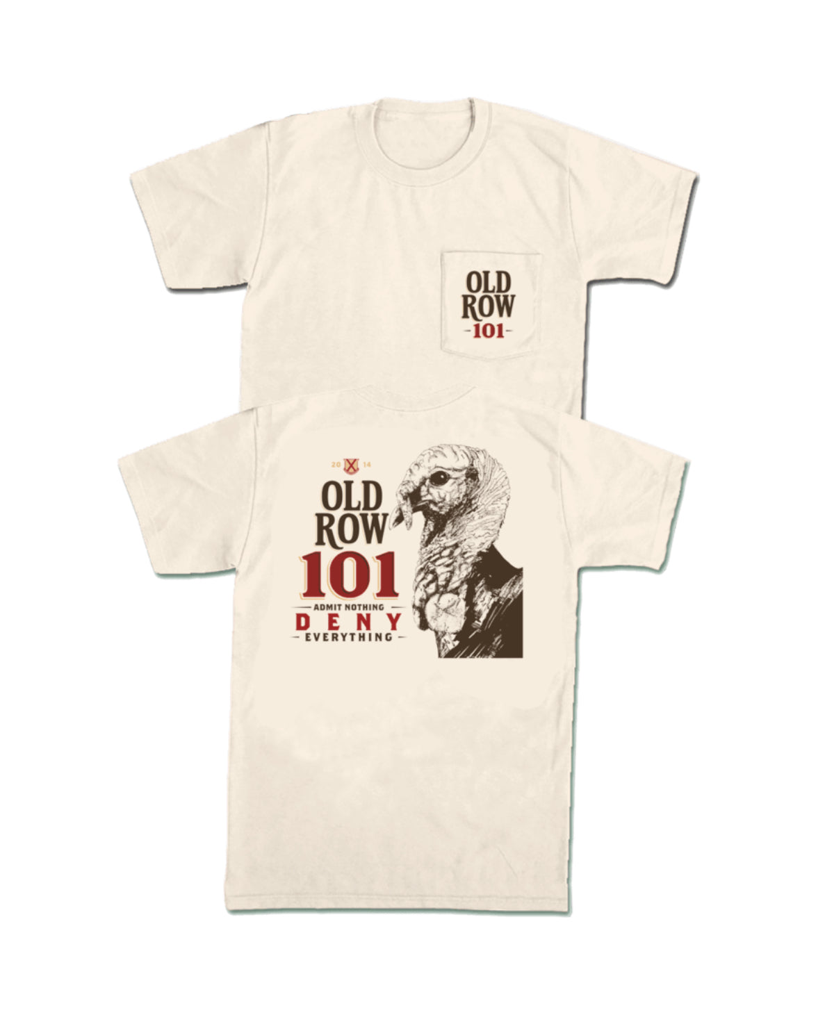 Old Row -The 101 Picket Tee - Ivory