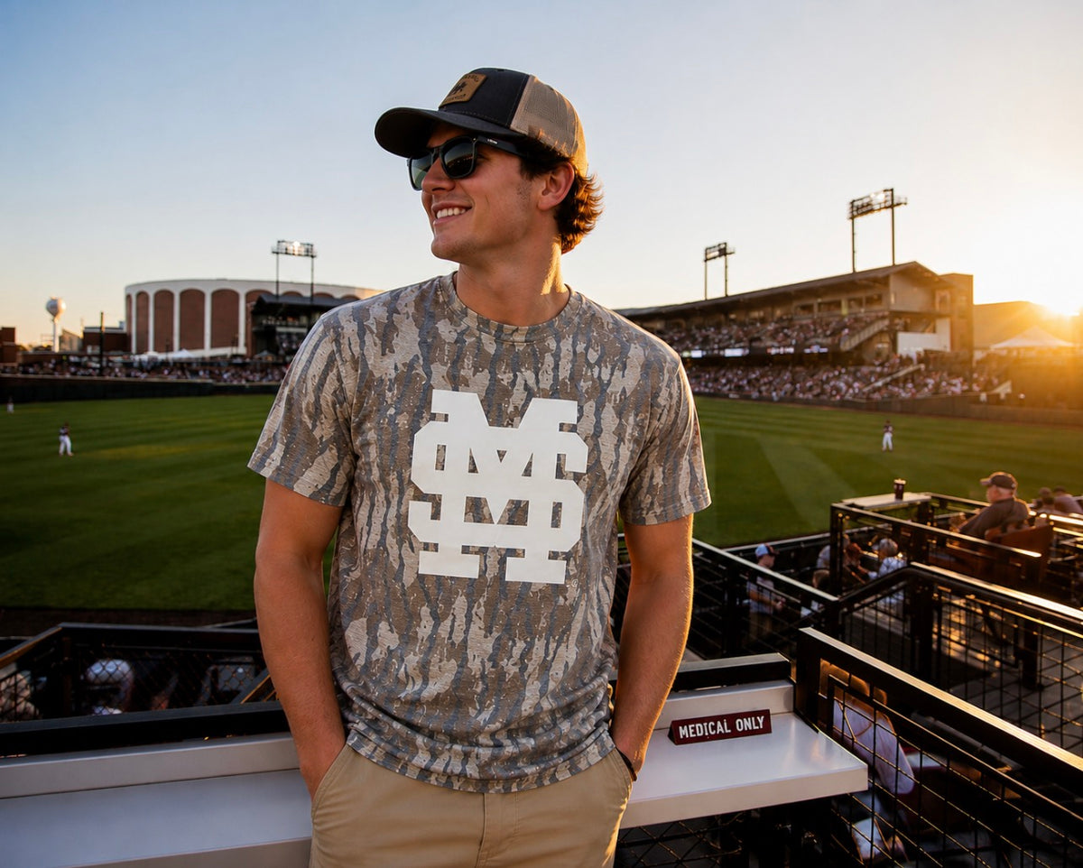 Merle’s MS Logo Camo Tee