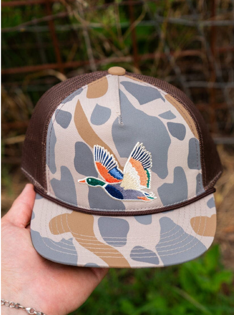 Burlebo-Youth Cap - Retro Camo Duck