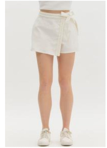 Skort with Braided Details