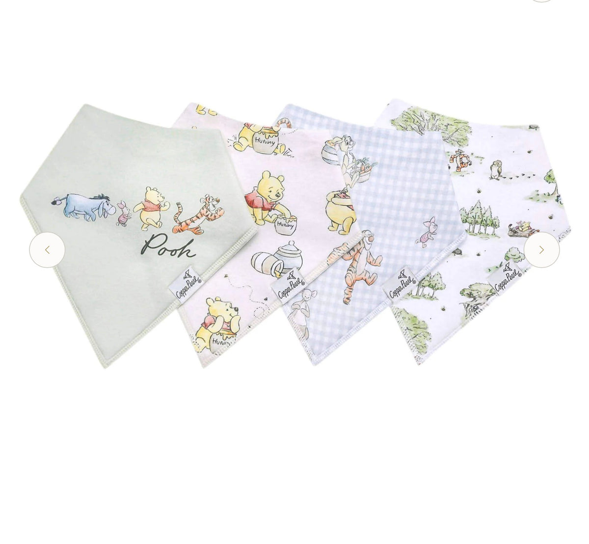 Copper Pearl Baby Bandana Bibs