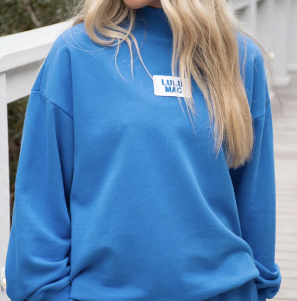 LULU MAC TERRY CLOTH SWEATSHIRT