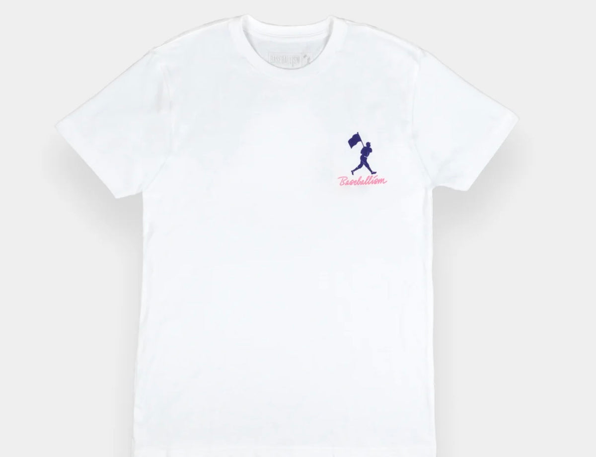 Baseballism-Yuvi Happy Place Baseballism T-Shirt (White) - Youth