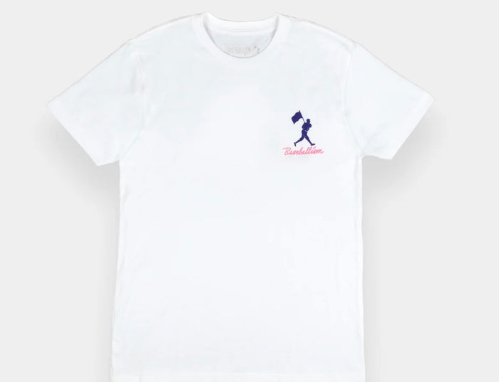 Baseballism-Yuvi Happy Place Baseballism T-Shirt (White) - Youth