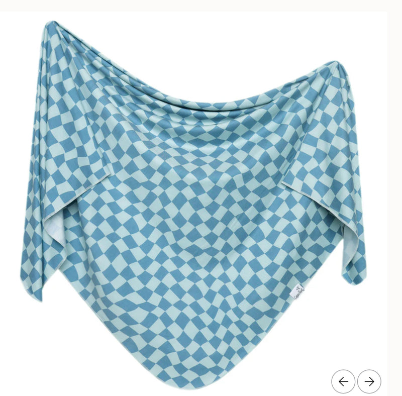 Copper Pearl Knit Swaddle Blanket