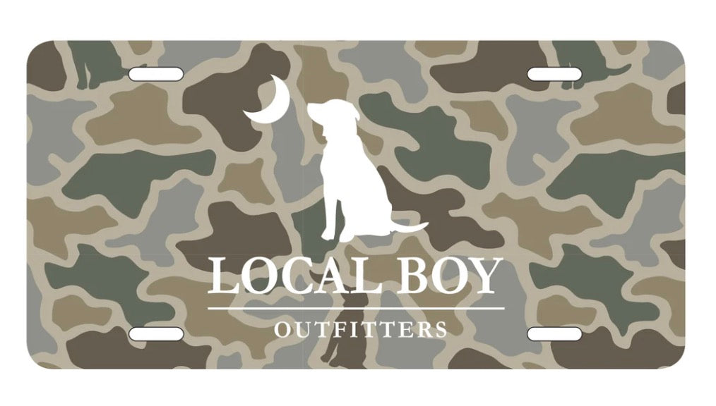 Local Boy-license plate
