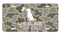 Local Boy-license plate