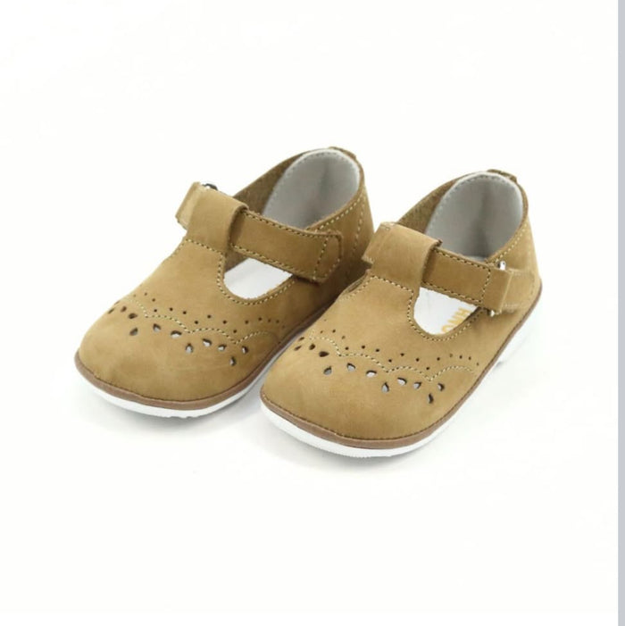 James Boy's Nu Khaki Leather Lace Up Shoe 2157