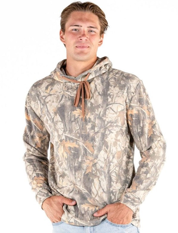Simply Southern Men's Waffle Thermal Hoodie