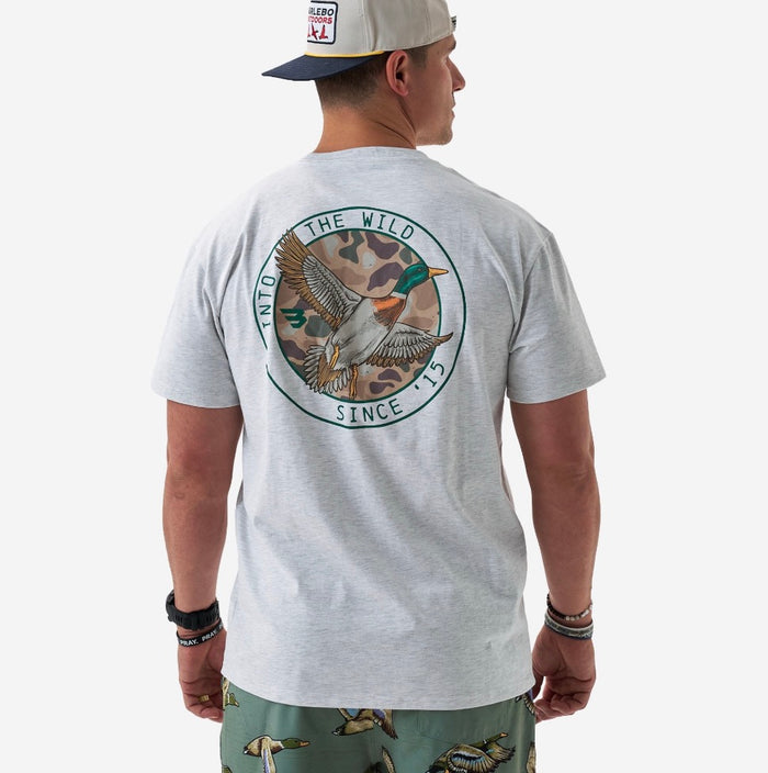 Burlebo-SS -CAMO MALLARD DUCK - HEATHER ASH GREY