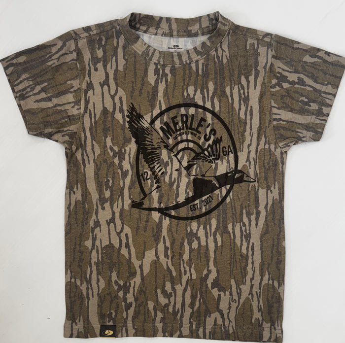 Youth Merle’s Mossy Oak Duck Tee
