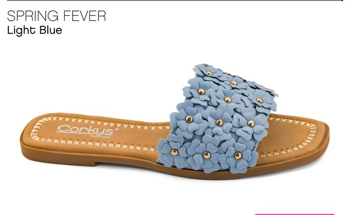 Corkys SPRING FEVER Light Blue