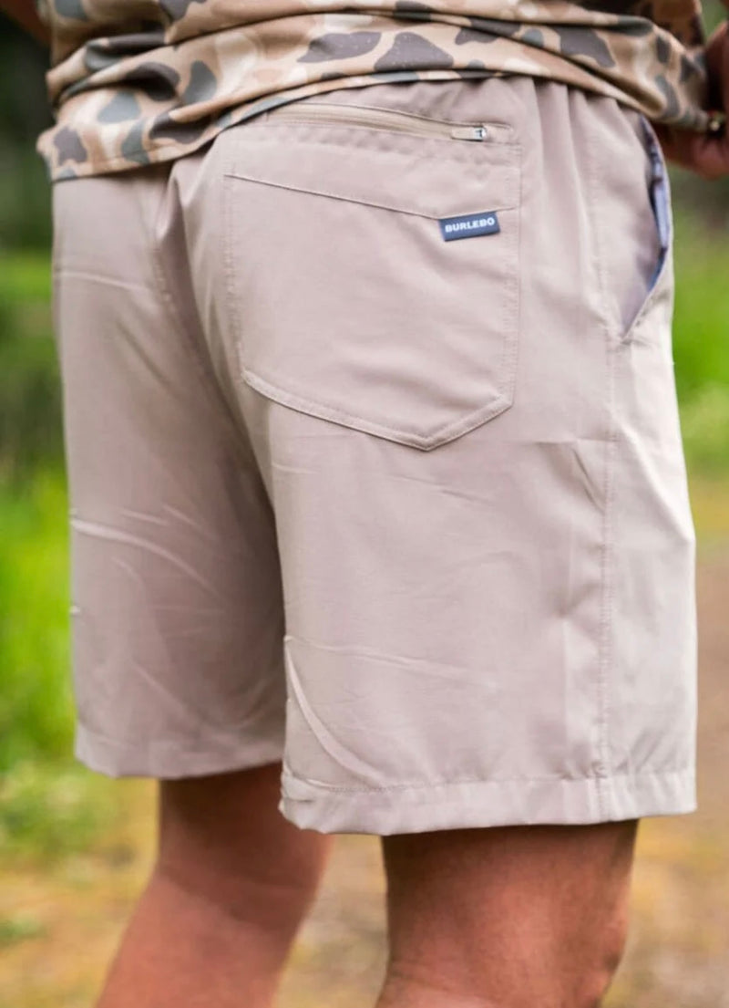 Burlebo- 5.5” Everyday Short-Cobblestone Khaki - Duck Hunt Pocket