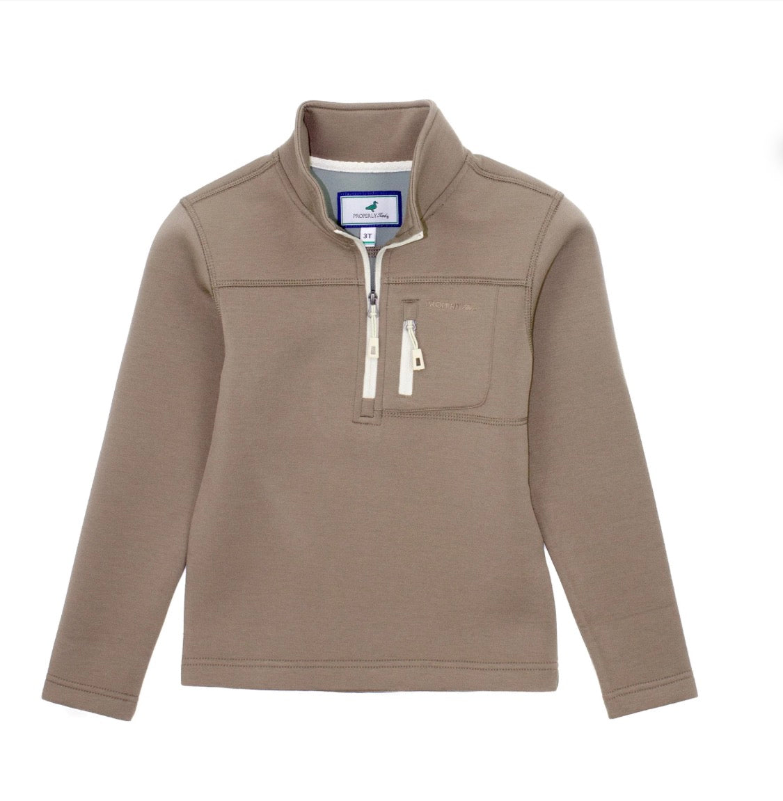 Properly Tied Boys Arctic Pullover Acorn
