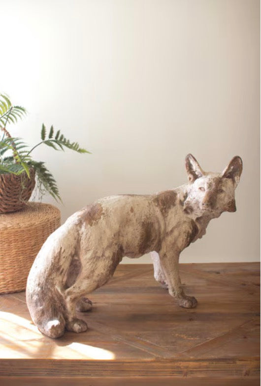 Faux Concrete Fox